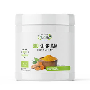 BIO Kurkuma mielona, 150 g - NatVita