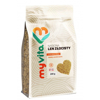 Len Złocisty Nasiona, 200 g - MyVita