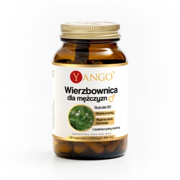 Wierzbownica dla Mężczyzn, 90 kaps. vege - Yango