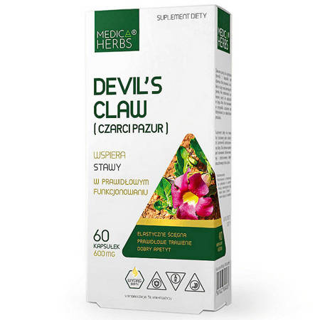 MEDICA HERBS DEVIL'S CLAW CZARCI PAZUR STAWY