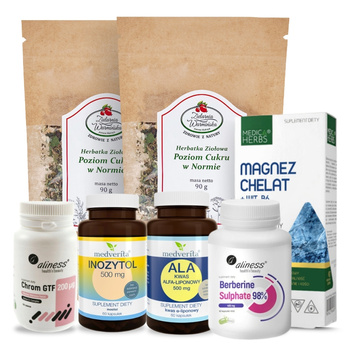 Zestaw WSPARCIE RÓWNOWAGI CUKRU