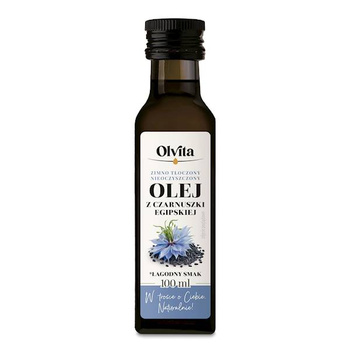 Olej z czarnuszki Egipskiej, tłoczony na zimno, 100 ml - OlVita