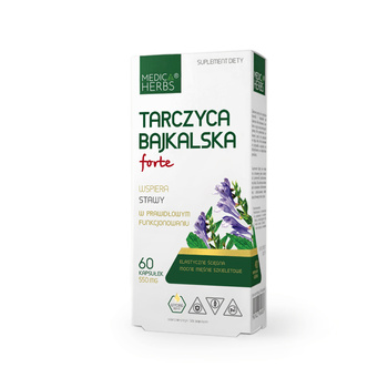 Tarczyca Bajkalska Forte 550 mg, 60 kaps. - Medica Herbs