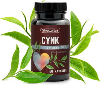 Cynk z miedzią i EGCG, 60 kaps. vege - Skoczylas