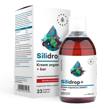 Silidrop Krzem Organiczny + Bor, 500 ml - Aura Herbals