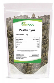 Pestki Dyni Łuskane, 1 kg - DeliFOOD