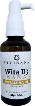 Witamina D3, 50 ml - Vivisana