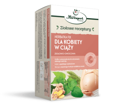 Herbatka Fix Dla Kobiety w Ciąży w saszetkach, 20 szt. - Herbapol