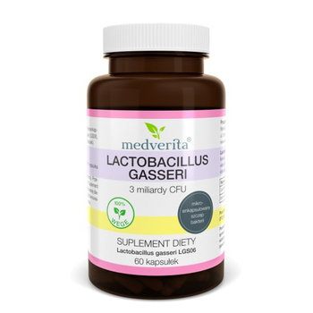 Lactobacillus Gasseri 3 miliardy CFU, 60 kaps. vege - Medverita