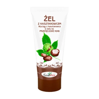 Żel z kasztanowcem na przemęczone nogi, 200 ml - GorVita