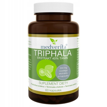 Triphala ekstrakt 40%, 60 kaps. - Medverita