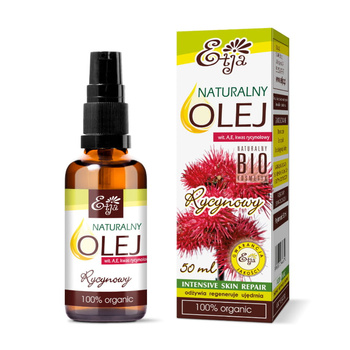Naturalny Olej Rycynowy BIO, 50 ml - Etja