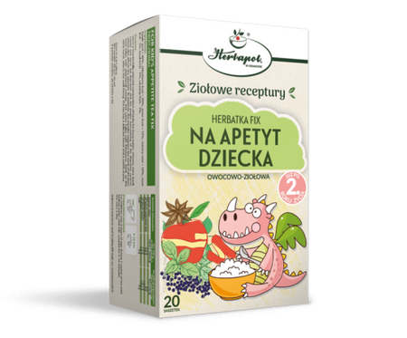 Herbatka Fix Na Apetyt Dziecka w saszetkach, 20 szt. - Herbapol