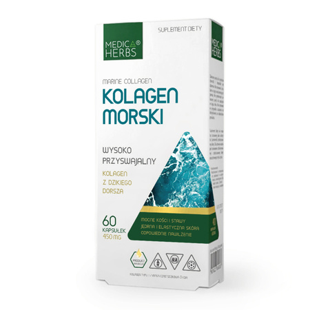 Kolagen Morski 450 mg, 60 kaps. - Medica Herbs 