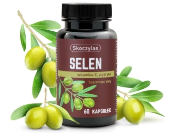 Selen, wit. E + piperyna, 60 kaps. vege - Skoczylas
