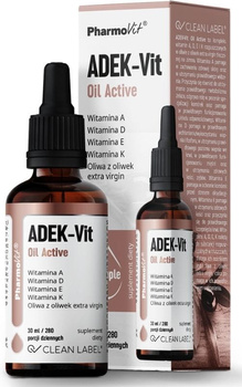 ADEK-Vit Oil Active, 30 ml - Pharmovit