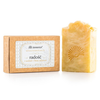 Mydło Rzemieślnicze "Radość" z Awokado i Trawą Cytrynową, 100 g - Shamasa