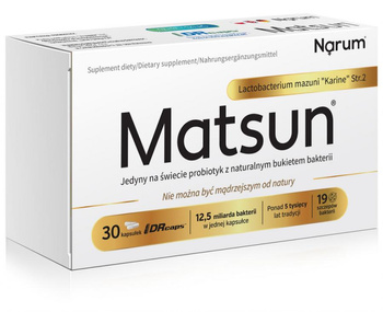 Matsun Lactobacterium mazuni "Karine" Str.2, 30 kaps. vege - Narum