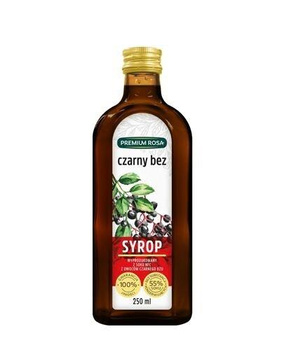 Czarny bez Syrop, 250ml - Premium Rosa