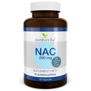 NAC 200 mg, 180 kaps. - Medverita
