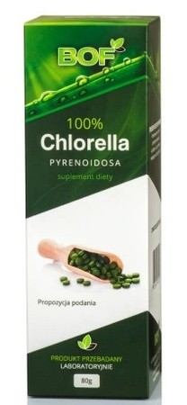 Spirulina Platensis 100%, 80 g - Bio Organic Foods