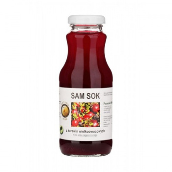 Sok z żurawiny wielkoowocowej, 250 ml - Sam Sok
