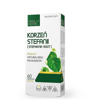 Korzeń Stefanii (Stephania Root) 400 mg, 60 kaps. - Medica Herbs