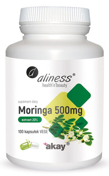 Moringa 500 mg, 100 kaps. vege - Aliness