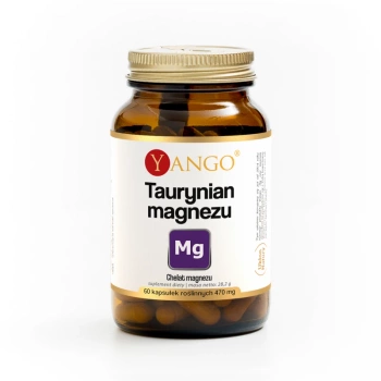 Taurynian Magnezu, 60 kaps. vege - Yango