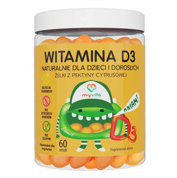 Naturalne Żelki - Witamina D3, 60 szt. - MyVita