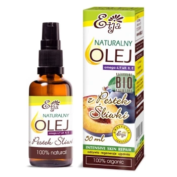 Naturalny Olej z Pestek Śliwki BIO, 50 ml - Etja