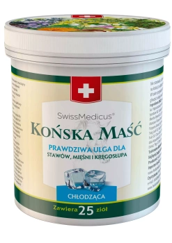 Końska Maść Chłodząca z Konopiami, 500 ml - SwissMedicus