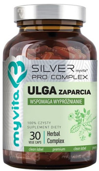 Silver Pure, Ulga Zaparcia, 30 kaps. vege - MyVita