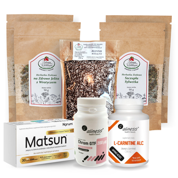 Zestaw WSPARCIE ODCHUDZANIE I OCZYSZCZANIE 2 W 1 TURBO