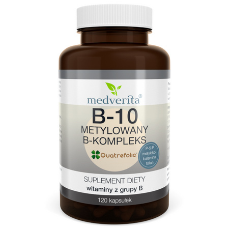 B-10 metylowany B-kompleks, 120 kaps. - Medverita