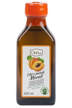 Olej z pestek moreli tłoczony na zimno, 100 ml - OlVita