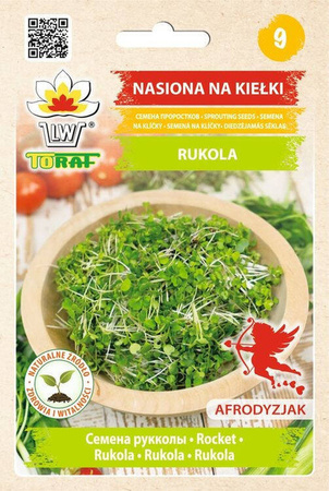 Nasiona na kiełki Rukola, 10 g - Toraf