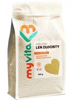 Len Złocisty Mielony, 500 g - MyVita