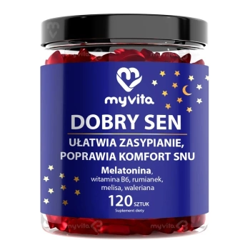 Naturalne Żelki - Dobry Sen, 120 szt. vege - MyVita