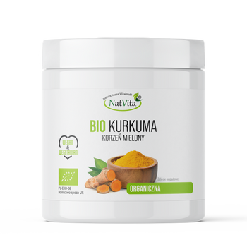 BIO Kurkuma mielona, 100 g - NatVita