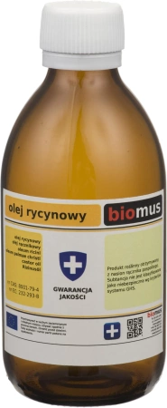 Olej rycynowy nierafinowany, 250 ml - Biomus