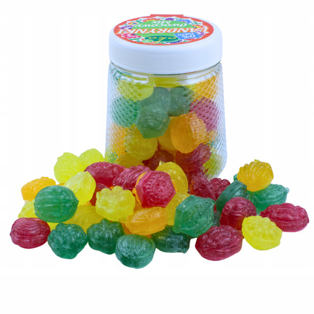 Landrynki owocowe bez cukru, 160 g - Aka