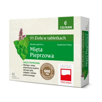 Mięta Pieprzowa, 60 tabl. - Colfarm