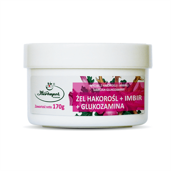 Żel Hakorośl + imbir + glukozamina, 170 g - Herbapol