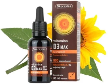 Witamina D3 MAX, 30 ml - Skoczylas