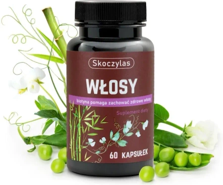 Włosy, 60 kaps. vege - Skoczylas
