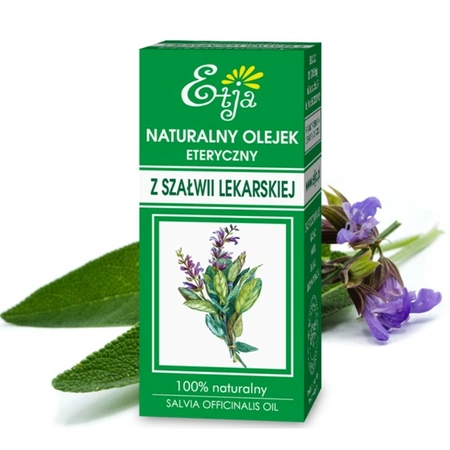Naturalny Olejek z Szałwii Lekarskiej, 10 ml - Etja
