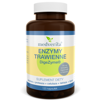 Enzymy Trawienne, 120 kaps. - Medverita