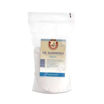 Sól Kłodawska Półgruba Niejodowana, 1 kg - Farmvit