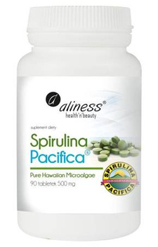 Aliness Spirulina Pacifica - 90 tabletek - suplement diety